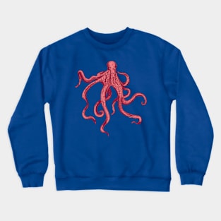 Hand Drawn Octopus Crewneck Sweatshirt